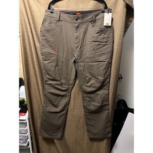 NWT Brunt Work Wear The Martin Pant Double Front Straight Fit Brown Size 36x32